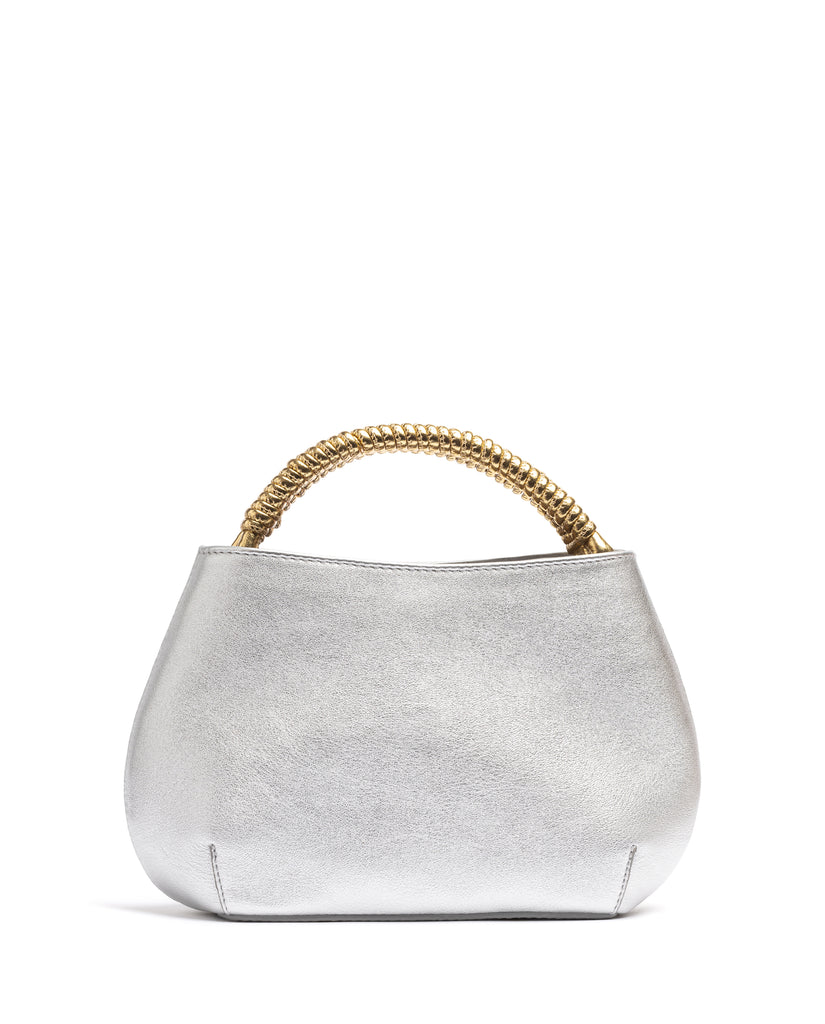 Unisa Silver Leather Bag|ZADI26S