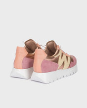 Load image into Gallery viewer, Wonders Pink and Yellow Wedge Trainer|A24101B
