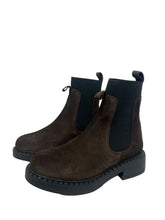 Load image into Gallery viewer, KMB Brown Suede Chelsea Ankle Boots
