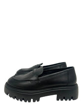 Load image into Gallery viewer, KMB Black Leather Chunky Loafers
