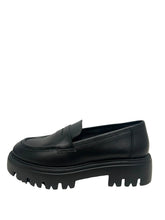 Load image into Gallery viewer, KMB Black Leather Chunky Loafers
