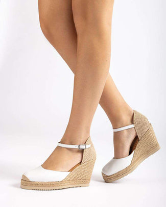 Unisa Beige Wedge Espadrille |CASTIL26I