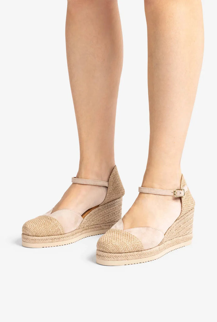 Unisa Nude Wedge Espadrille|CECHNU