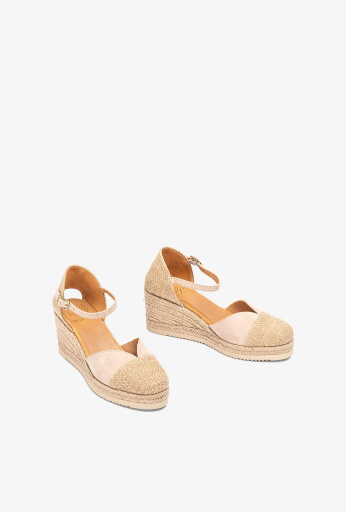 Unisa Nude Wedge Espadrille|CECHNU