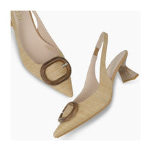 Load image into Gallery viewer, Lodi Beige Woven Sling Back |KAOSC1
