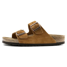Load image into Gallery viewer, Brown sandal with a buckle on a white background
