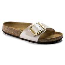 Load image into Gallery viewer, Birkenstock Madrid Big Buckle Birko-Flor Pearl White|1015278
