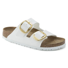 Load image into Gallery viewer, Birkenstock Arizona Big Buckle Birko-Flor Patent White|1019818
