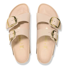 Load image into Gallery viewer, Birkenstock Arizona Big Buckle Natural Leather Patent New Beige|1026553P
