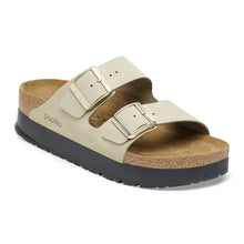 Load image into Gallery viewer, Birkenstock Arizona Flex Platform Nubuck Leather Eucalyptus|1026971E
