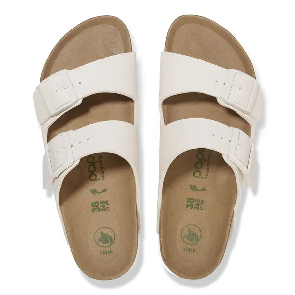 Birkenstock Arizona Flex Platform Birko-Flor Eggshell|1029127