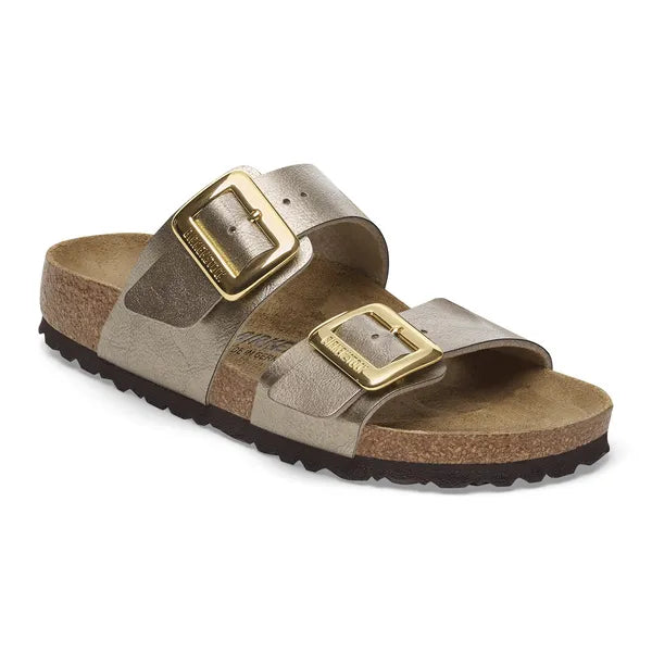 Birkenstock Sydney Luxe Buckle Birko-Flor Graceful Taupe|1029372