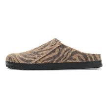 Load image into Gallery viewer, Zebra-patterned slipper on a white background
