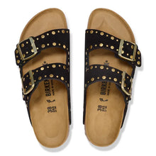 Load image into Gallery viewer, Birkenstock Arizona Rivet  Suede Leather Black|1030348
