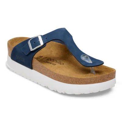 Birkenstock Gizeh Flex Platform Nubuck|1031413