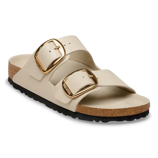 Birkenstock Arizona Big Buckle HI-shine Oyster|1031873