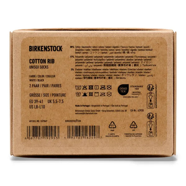 Birkenstock Cotton Ribbed Sock Pack |1032648