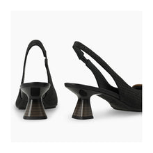 Load image into Gallery viewer, Lodi  Black Woven Sling Back |KAOSC2

