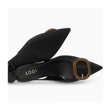 Load image into Gallery viewer, Lodi  Black Woven Sling Back |KAOSC2
