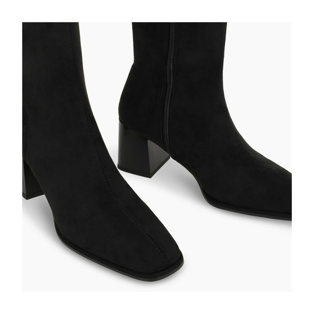 Lodi Black Stretch Tall Boot |HALBORBK