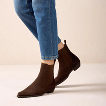 Load image into Gallery viewer, Unisa Dark Brown Ankle Boot|FLIPABR
