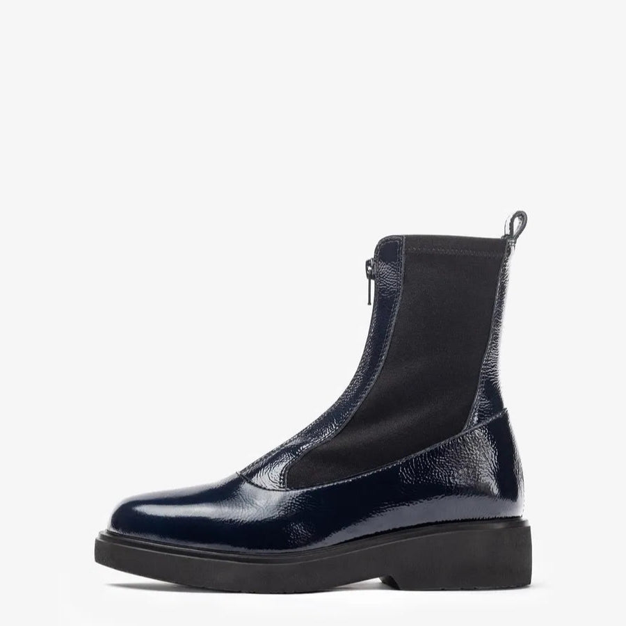 Unisa Superlight Navy Blue Ankle Boot |FOGGIABLU