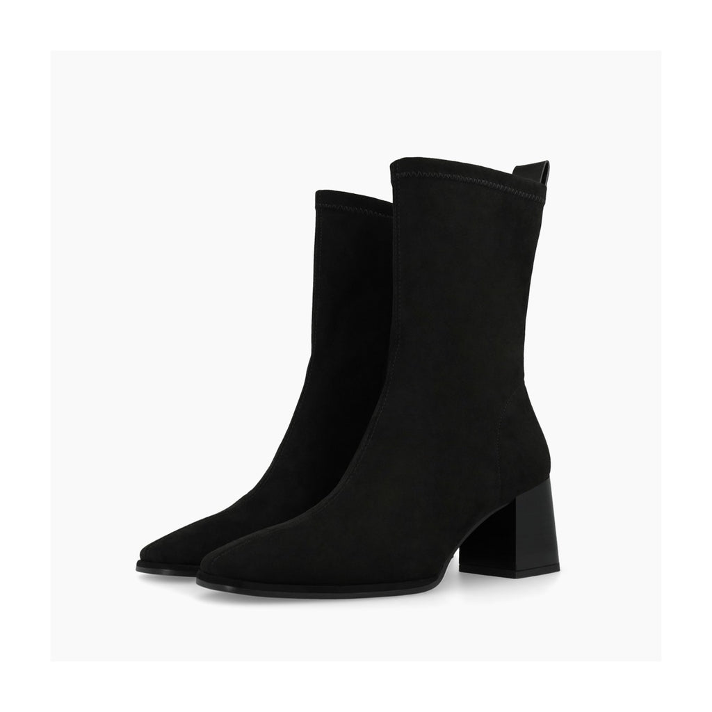 Lodi Black Sock Boot|HEKABLK