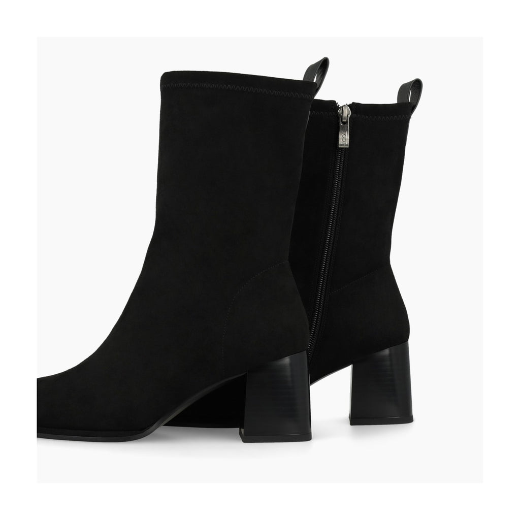 Lodi Black Sock Boot|HEKABLK