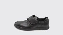Load image into Gallery viewer, Dubarry Black shoe with velcro strap on a white background
