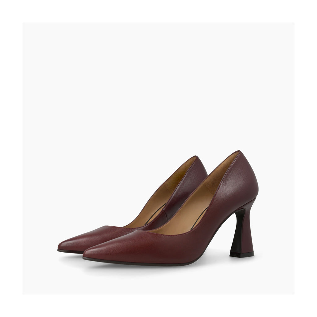 Lodi Burgundy Leather Court Shoe|ROAC214