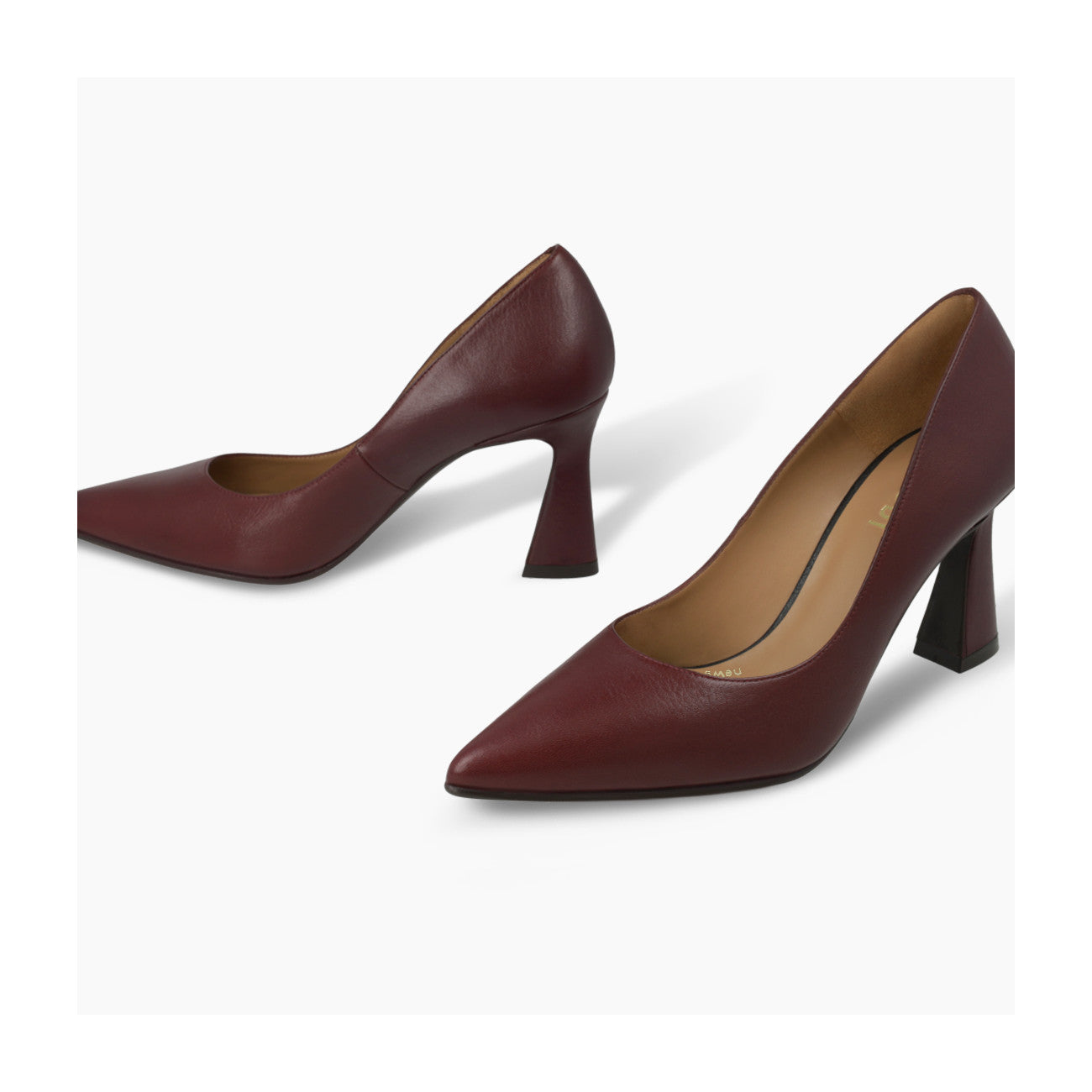 Lodi Burgundy Leather Court Shoe|ROAC214