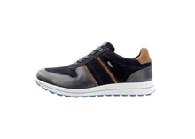 Load image into Gallery viewer, Ara Wide Fit Navy Trainer|112450922B
