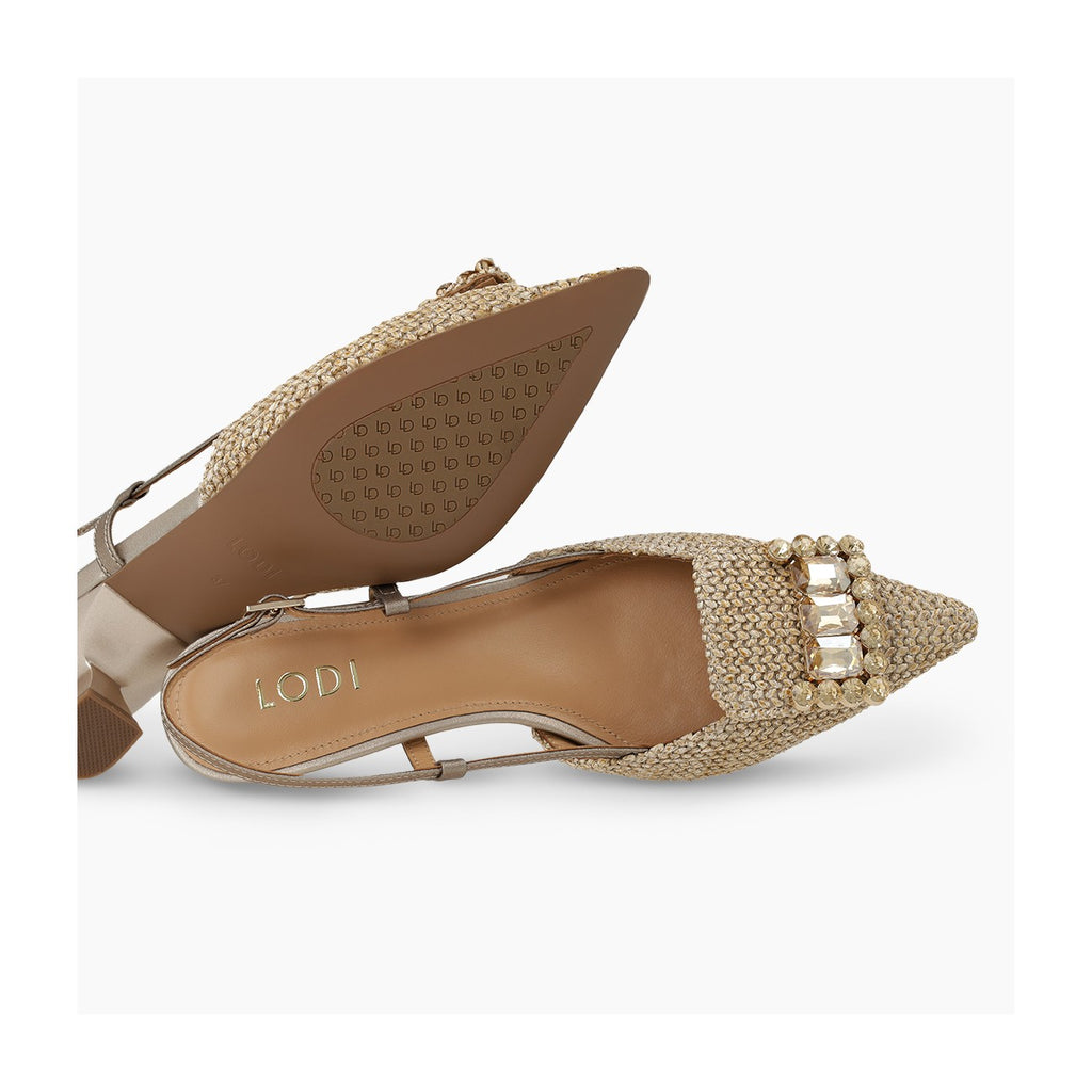 Lodi Beige Raffia Sling Back|CASIOPEAC2