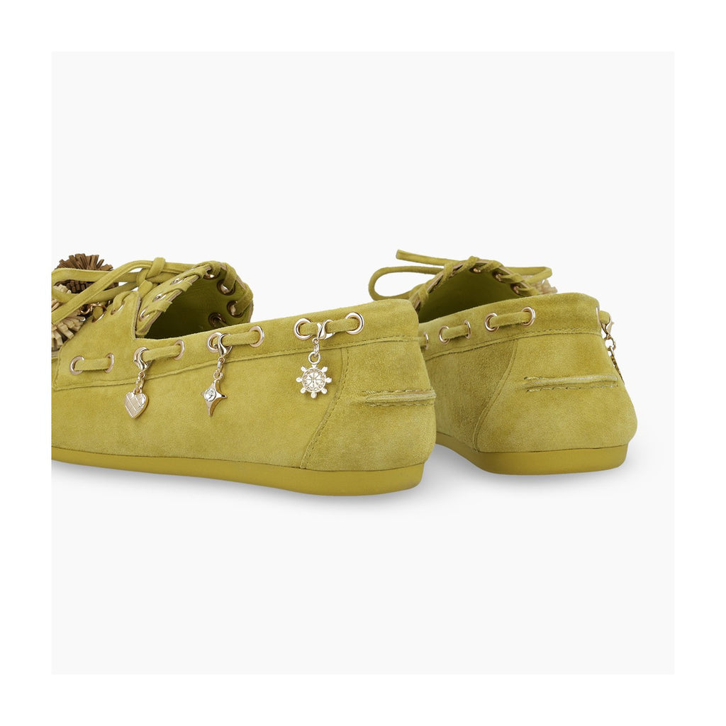 Lodi Green Suede Moccasin|NAKURUC2