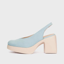 Load image into Gallery viewer, Wonders baby Blue Platform Sling Back|H4990A
