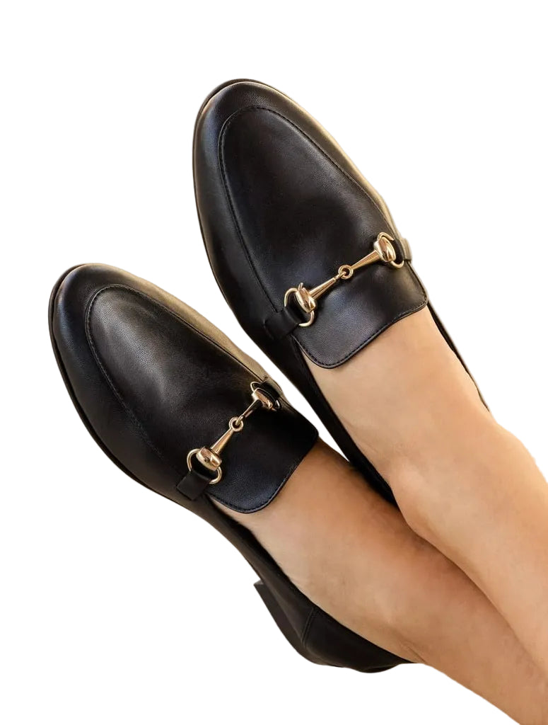 Bobbies Passion Black Horsebit Loafer|JIL03