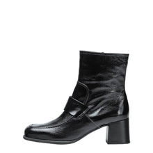 Load image into Gallery viewer, Unisa Black Patent Ankle Boot|LIPPIBK
