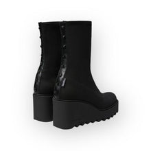 Load image into Gallery viewer, Marco Moreo Black Wedge Ankle Boot|A092MNER
