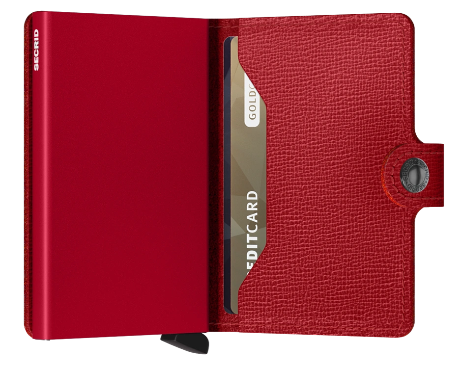 Secrid Crisple Wallet- Lipstick.