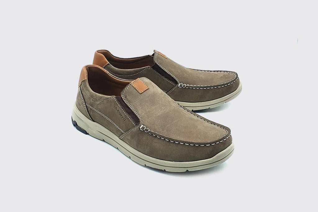 Dubarry Taupe Slip On|BOSTON90