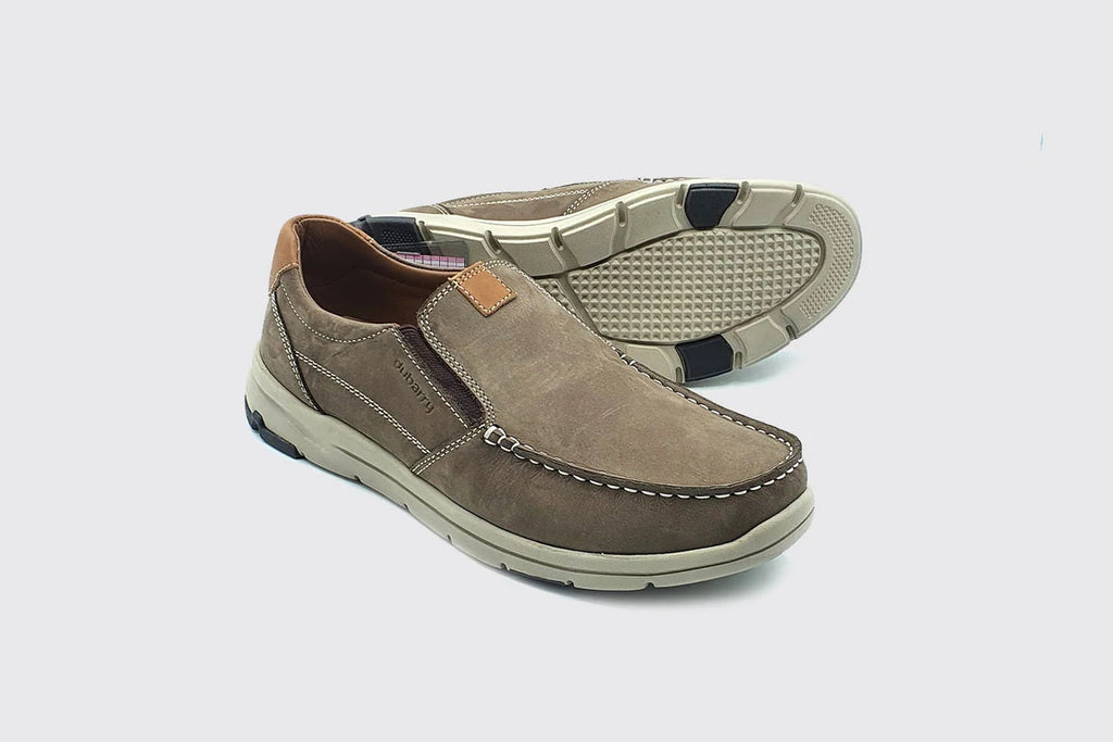 Dubarry Taupe Slip On|BOSTON90