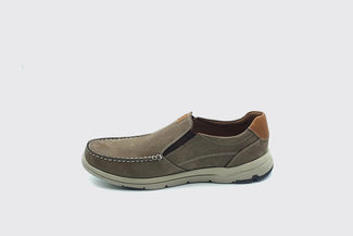Dubarry Taupe Slip On|BOSTON90