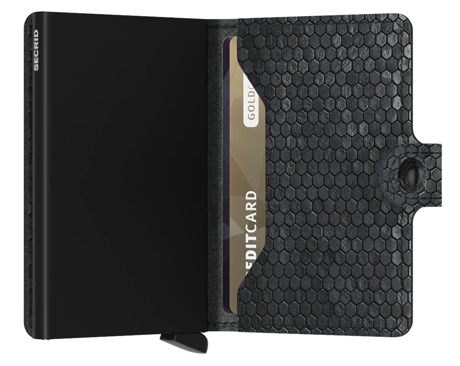 Secrid Hexagon Wallet- Black.