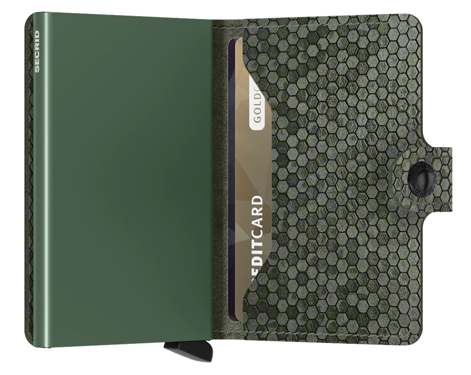 Secrid Hexagon Wallet- Green.
