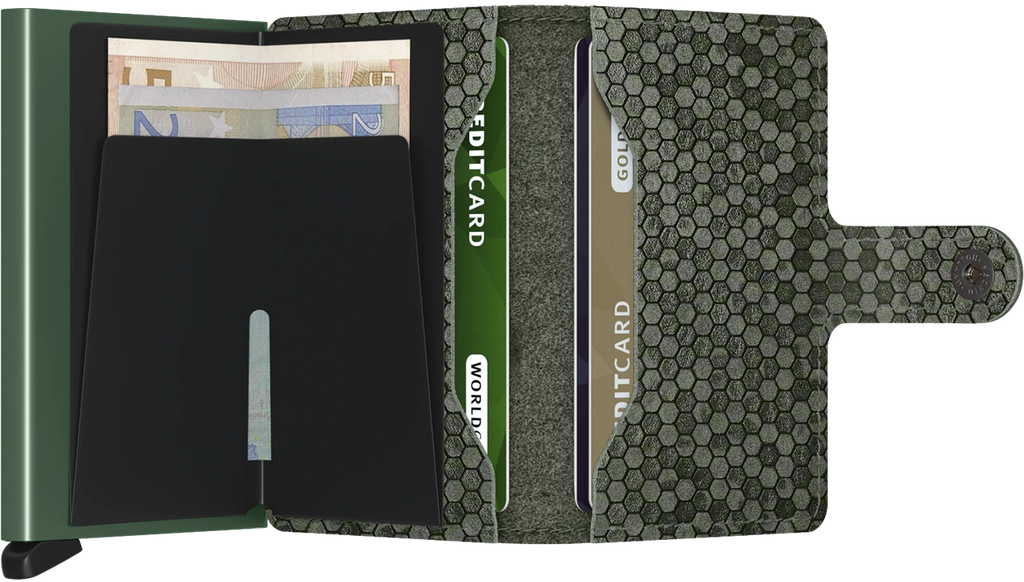 Secrid Hexagon Wallet- Green.