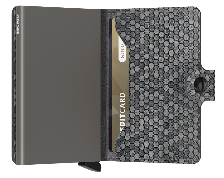 Secrid Hexagon Wallet- Grey.