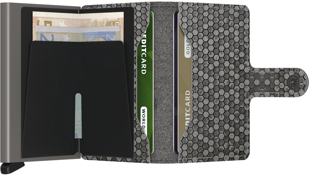 Secrid Hexagon Wallet- Grey.