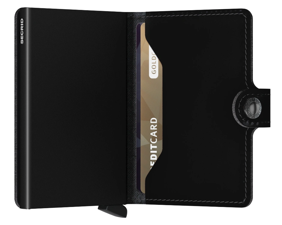 Secrid Matte Wallet - Black.