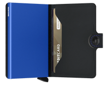 Load image into Gallery viewer, Secrid Matte Wallet - Black &amp; Blue.

