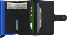 Load image into Gallery viewer, Secrid Matte Wallet - Black &amp; Blue.
